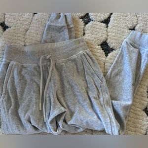 lululemon warm down velour joggers 6